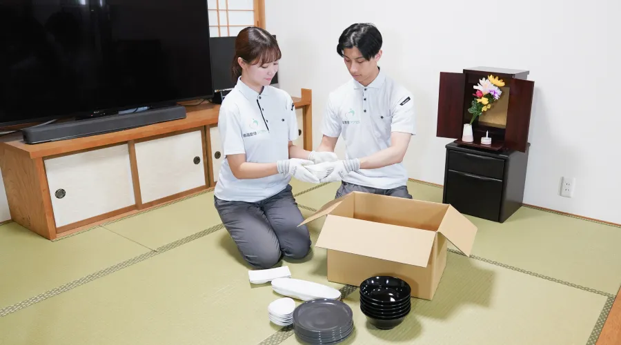 遺品整理と同時の供養対応